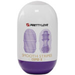 PRETTY LOVE - UOVO MASTURBATORE CUPIDO A STRISCE LISCE - immagine 3