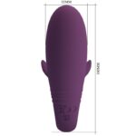 PRETTY LOVE - APP JAYLEEN VIBRATOR TELECOMANDO VIOLA - immagine 6