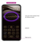 PRETTY LOVE - HECTOR VIBRATORE ELETTROSHOCK BY APP CONTROL VIOLA - immagine 17
