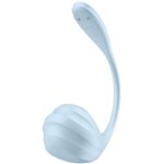 SATISFYER - STIMOLATORE PUNTO G PETALE LISCIO SKY BLUE APP GRATUITA - immagine 3