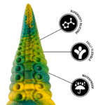 EPIC - DILDO TENTACOLO VERDE CETUS DI GRANDI DIMENSIONI - immagine 7