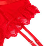 SUBBLIME - TEDDY CON LIGA DETALLE ENCAJE Y TIRAS ROJO S/M - immagine 10