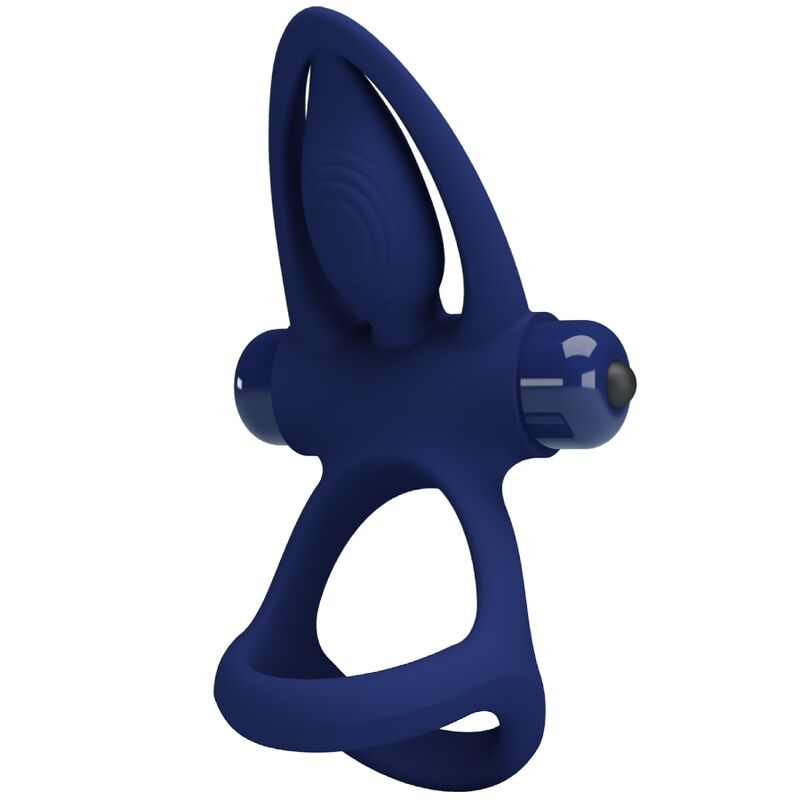 img_180361_38d0d398fcb5ab4509b1e3f970c93100_1.jpg PRETTY LOVE - MAT DOPPIO ANELLO CON VIBRAZIONE E STIMOLATORE BLU - immagine 1