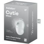 SATISFYER - CUTIE GHOST VIBRATORE LAY-ON BIANCO - immagine 5