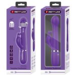 PRETTY LOVE - DEJON VIBRATORE RABBIT 3 IN 1 MULTIFUNZIONE VIOLA - immagine 11