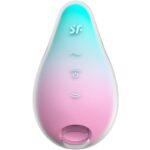 SATISFYER - MERMAID VIBES STIMOLATORE E VIBRATORE MENTA E ROSA - immagine 2