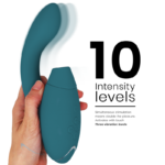 WOMANIZER - STIMOLATORE DUO 2 BLU PETROL - immagine 4