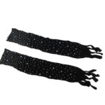 SUBBLIME - 952174 BODYSTOCKING A RETE CON GUANTI E STRASS NERO TAGLIA UNICA - immagine 5