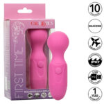 CALEXOTICS - FIRST TIME MASSAGGIATORE RICARICABILE 10 VIBRAZIONI ROSA