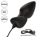 CALEXOTICS - ROCK BOTTOM PERFECT ANAL PLUG 10 VIBRAZIONI SILICONE NERO - immagine 8