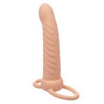 CALEXOTICS - MAXX RIBBED DUAL PENETRATOR 10 VIBRAZIONI CARNE - immagine 4
