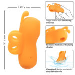 CALEXOTICS - NEON VIBES BUZZING VIBE LO STIMOLATORE PER DITA 10 VIBRAZIONI ARANCIONE - immagine 8
