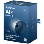 SATISFYER - AIR POWER 4 STIMOLATORE E VIBRATORE 12 VIBRAZIONI BLU - immagine 10