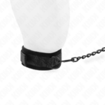 KINK - COLLARE MODELLO BASE CON GUINZAGLIO 77 CM MODELLO 5 REGOLABILE 34-54 CM X 5 CM - immagine 4