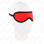 KINK - BENDA A TEXTURE A SCALA CON BORDO RICOPERTO ROSSO 20 x 7 CM - immagine 3