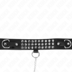 KINK - COLLANA CON CINTURINO 65 CM CON LUCIDI REGOLABILE 37-42 CM X 5,3 CM - immagine 5