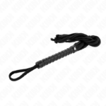 KINK - FRUSTA IN CORDA NERA 56 CM - immagine 2