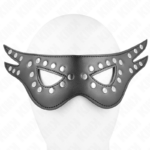 KINK - MASCHERA SEXY IN SIMILPELLE MODELLO 1 27 x 13 CM - immagine 3