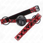 KINK - PALLA CON MOTIVO A DIAMANTI 4.5 CM GAG MODELLO 2 64.5 CM REGOLABILE 42-60 CM - immagine 2