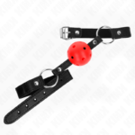 KINK - PALLA CAVA DURA ROSSA 4,5 CM MODELLO GAG 1 63,5 X 2 CM - immagine 2