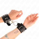 KINK - FERMAPOLSO CON BLOCCAGGIO O-RING NERO REGOLABILE 20-28 CM X 5,5 CM - immagine 4