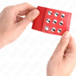 KINK - RESISTENZA DA POLSO CON CHIUSURA A SCATTO ROSSO REGOLABILE 19-24 CM X 5,5 CM - immagine 3