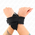 KINK - POLSINI A CROCE NERI 34 X 5,5 CM - immagine 3