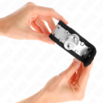 KINK - RESISTENZA DA POLSO SOTTILE NERO / ARGENTO 30 X 4 CM - immagine 3