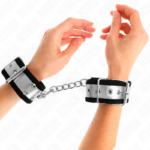 KINK - RESISTENZA DA POLSO SOTTILE NERO / ARGENTO 30 X 4 CM - immagine 4