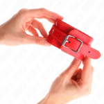 KINK - RESISTENZA DA POLSO SOTTILE ROSSO REGOLABILE 21-33 CM - immagine 2