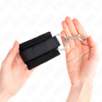 KINK - RESISTENZA DA POLSO NERA REGOLABILE 18-35 CM X 6 CM - immagine 3
