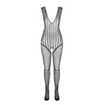 PASSION - BS 103 BODYSTOCKING ROSSO TAGLIA UNICA - immagine 3