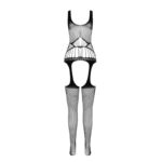 PASSION - BS 106 BODYSTOCKING BIANCO TAGLIA UNICA - immagine 3