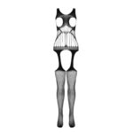 PASSION - BS 106 BODYSTOCKING BIANCO TAGLIA UNICA - immagine 4