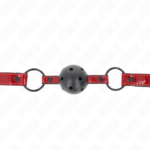 KINK - PALLA IN SIMILPELLE LUCIDA 4.5 CM GAG 63.5 X 2 CM REGOLABILE 41 X 59 CM - immagine 3