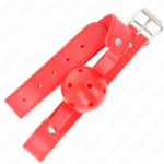 KINK - PALLA TRASPIRANTE ROSSA 4,5 CM BAVAGLIO 65 x 2,5 CM - immagine 2