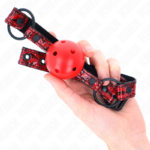 KINK - PALLA CON MOTIVO A DIAMANTI 4.5 CM MODELLO GAG 1 64.5 CM REGOLABILE 42-60 CM - immagine 4