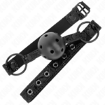 KINK - PALLA CON FANTASIA DIAMANTATA 4.5 CM MODELLO GAG 3 64.5 CM REGOLABILE 42-60 CM - immagine 2