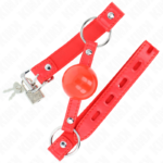 KINK - BALLA IN TPE 4 CM CON SERRATURA ROJO 60 x 2 CM - immagine 2
