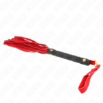 KINK - MINI FRUSTA IN CAMOSCIO ROSSO 30 CM - immagine 5
