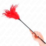 KINK - PIUME MULTIPLE ROSSE TICKLE 45 CM - immagine 4