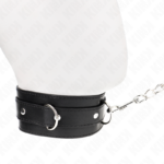 KINK - COLLARE CON CINTURA 65 CM CON CINTURINO NERO 54 X 4,5 CM - immagine 3