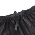 SUBBLIME - 953942 VESTAGLIA DA NOTTE CASUAL IN SETA + PANTALONI IN PIZZO NERO L/XL - immagine 6