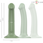 INTENSE - VIBRATORE BECCA CON VENTOSA 10 VIBRAZIONI TELECOMANDO VERDE - immagine 2