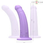 INTENSE - VIBRATORE EDDIE 17,5 CM 10 VIBRAZIONI VIOLA TELECOMANDO - immagine 2