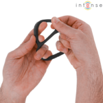 INTENSE - BOBBY DOPPIO ANELLO PER PENE IN SILICONE NERO - immagine 4