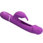 PRETTY LOVE - KAMPAS 3 IN 1 MULTIFUNZIONE VIBRATORE CONIGLIO VIOLA - immagine 4
