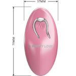 PRETTY LOVE - MORSETTI PER CAPEZZOLI CAILEY 10 VIBRAZIONI TELECOMANDO ROSA - immagine 4