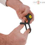 INTENSE - ALEX VIBRATORE DOPPIO ANELLO PER PENE 10 VIBRAZIONI NERO - immagine 5