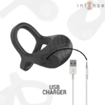 INTENSE - ALEX VIBRATORE DOPPIO ANELLO PER PENE 10 VIBRAZIONI NERO - immagine 6